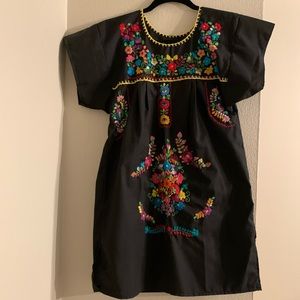 Embroidered Flower Dress